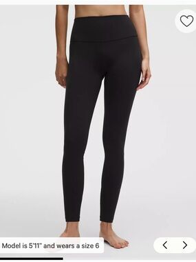 lululemon athletica Black High-Rise Leggings